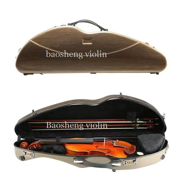 4/4 Violin Accessory Case Hard Violin Case Carbon Fiber Waterproof Hard