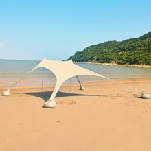 customized sunshade big canopy beach tent aluminum