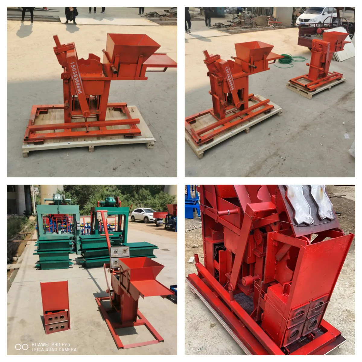 Manual Hand Press Qmr2-40 Manual Block Brick Making Machine - Buy Wt2 ...