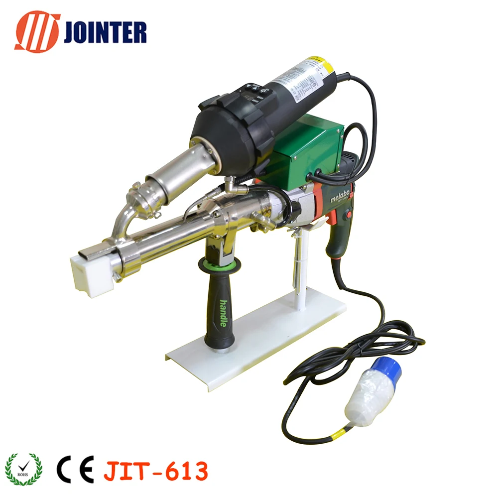 3800W Powerful HDPE PP Hand Held Plastic Extruder with German Drill