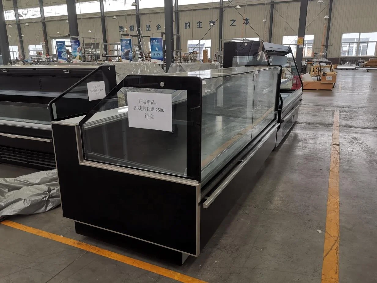 Commercial Cold Food Display Showcase Fridge Cabinet