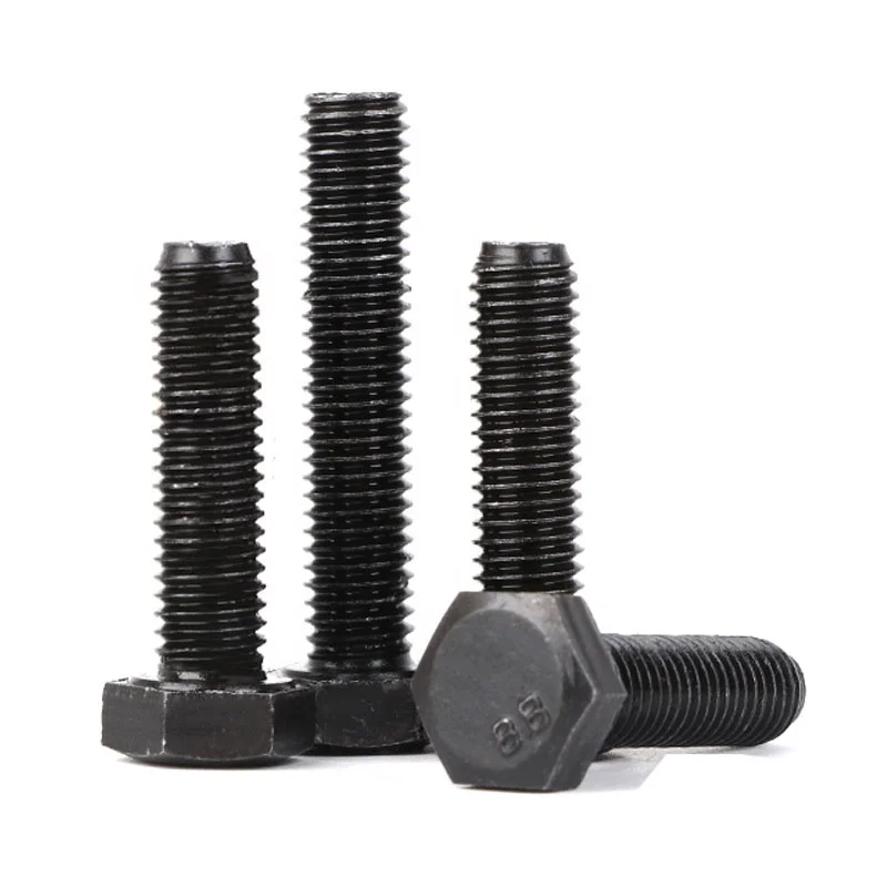 Black Hex Bolts and Nuts Din933 M6 Bouten M10 Tuerca Y Perno M12 M13 Stainless Steel Nut and Bolt
