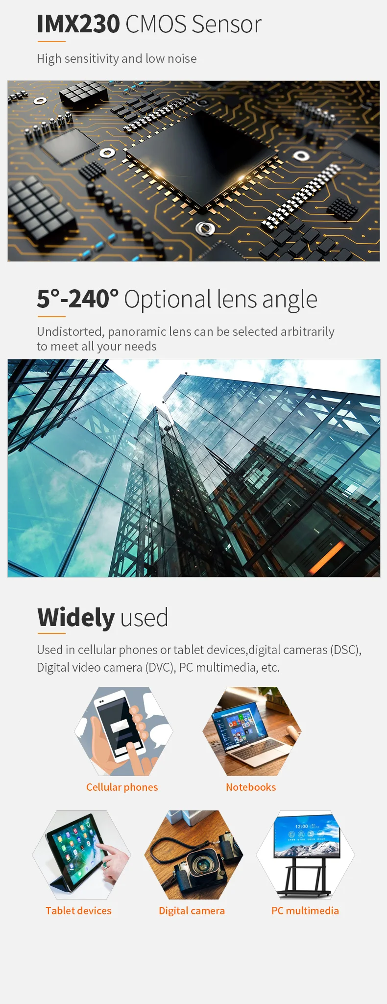 DGZX IMX230 CMOS Sensor 21mp Ultra hd 4K Mini Tiny Wide Angle Security Camera Module Mipi 24pin fpc插图3