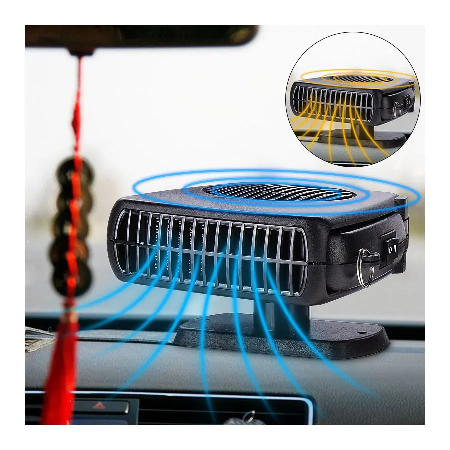 2023 12V DC Car Heat Ventilator Auto heater car fan Defroster fan