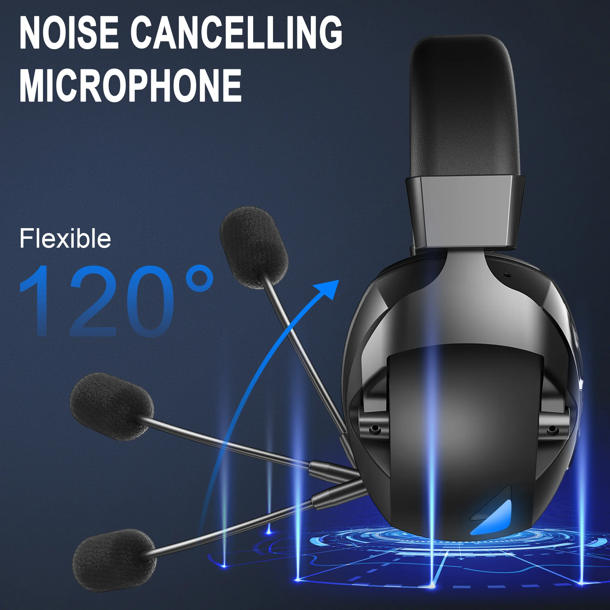 Internet Cafe 7.1 Channel Noise Cancelling Auriculares Wireless Gaming Computer Gamer Headset Gaming In-ear Headphones
