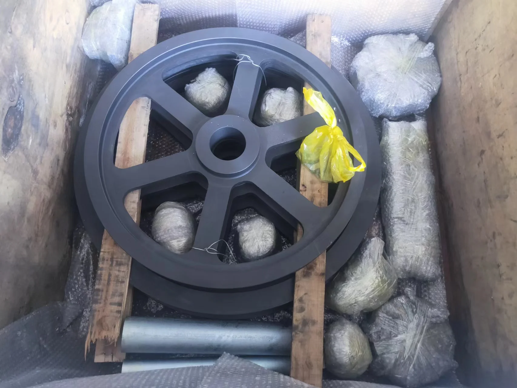 Customized Energy Saving Alternator Cast Iron Flywheel Pulley For10kw