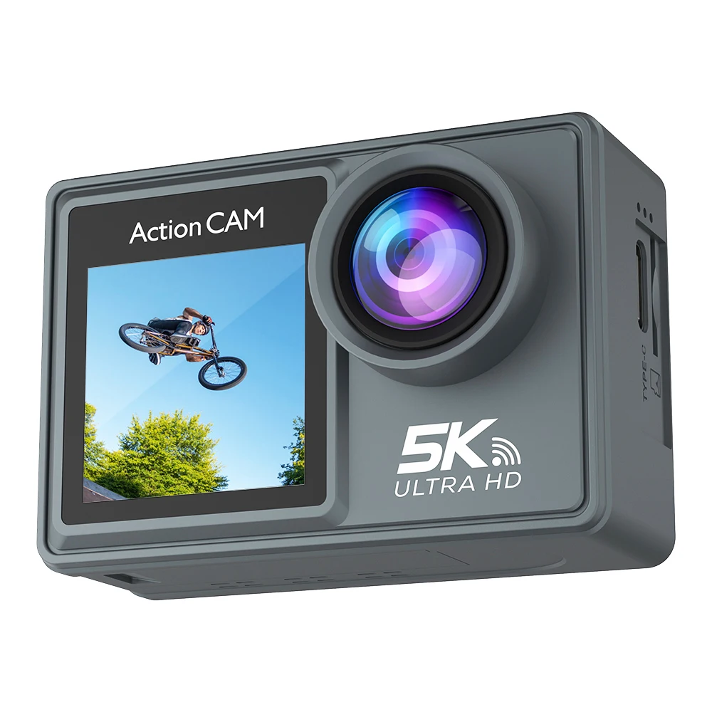 Action Vlog 12 Camera Ausek Pro Vlog 9 Black Action Camera Be Unique App Stabilized Outdoor Sport Camera Dual Antishake