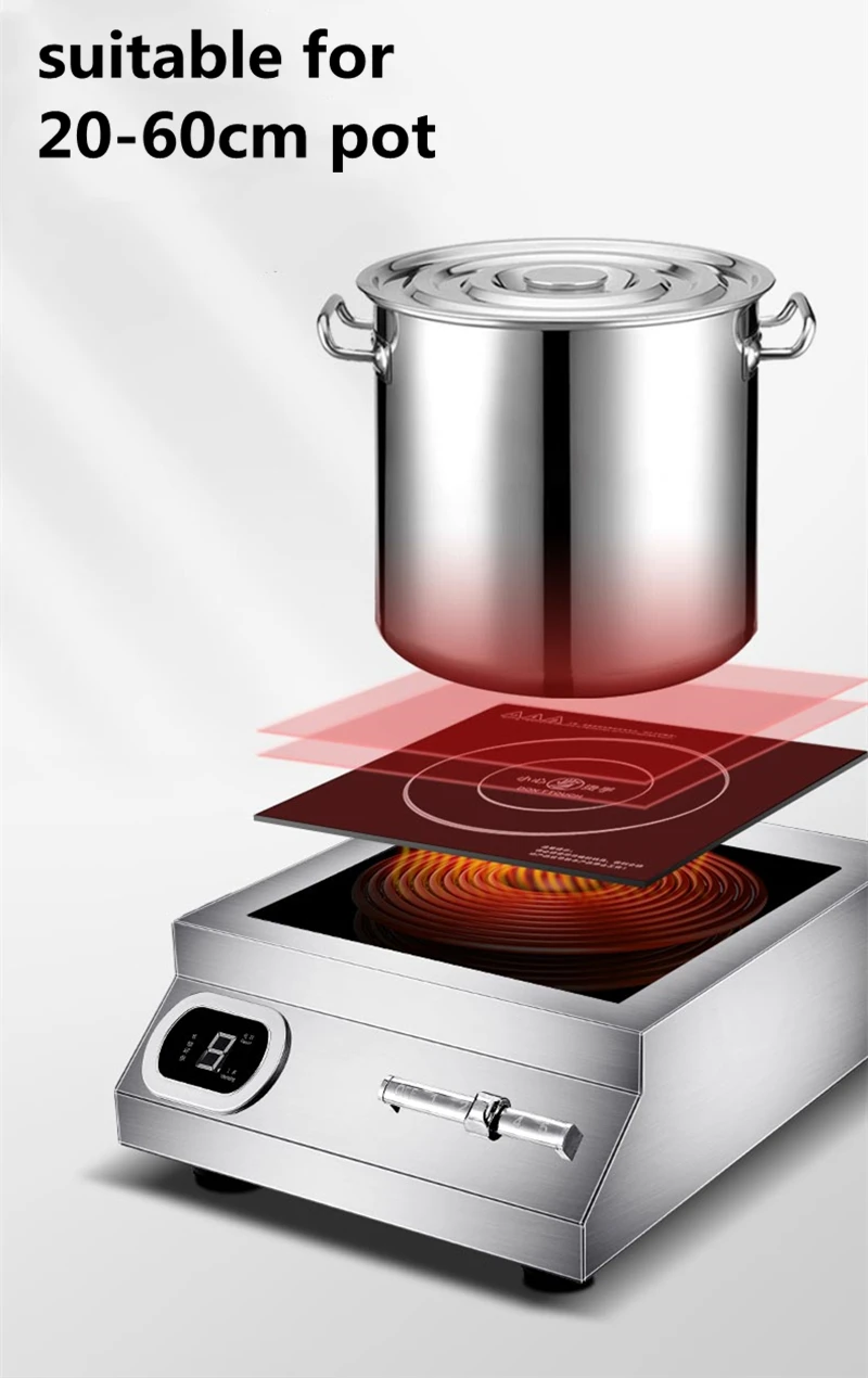 Induction Cooker 10 Levels Power Restaurant Induction Cooker 7000w