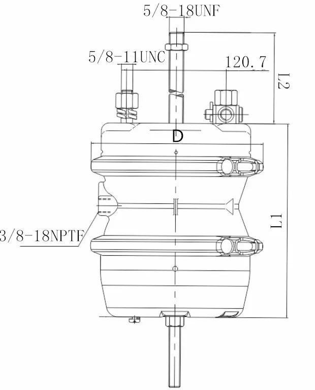 HV-S03 T2424DD Truck Spring Brake Chamber