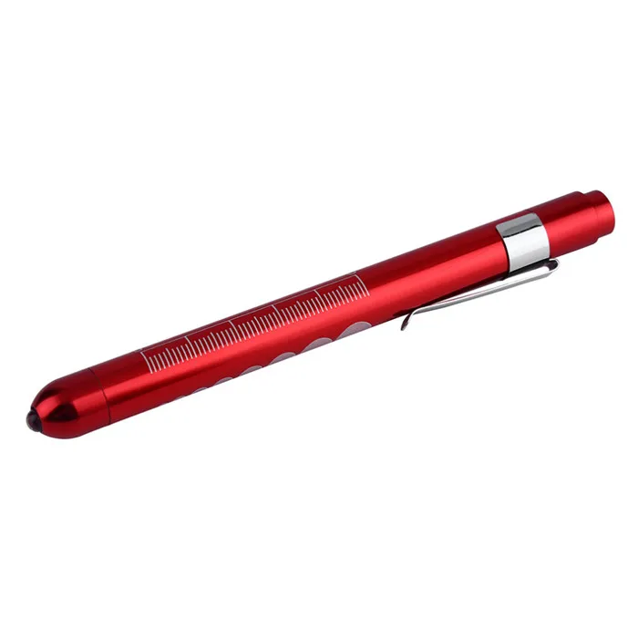 Medical First Aid LED Pen Light Flashlight Torch Doctor Nurse EMT Emergency Medical Pen Light with Pupil Gauge