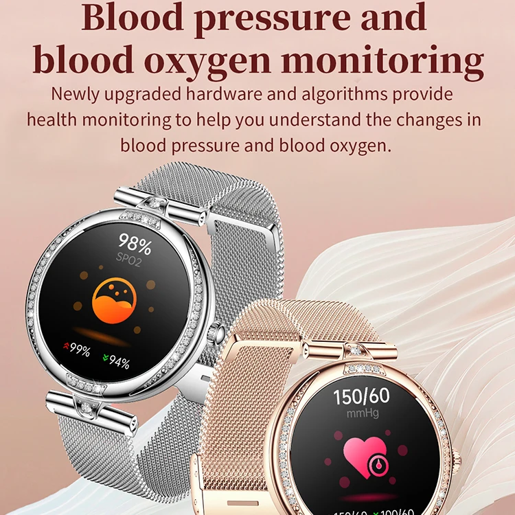 Nx17 Pro Ladies Smartwatch With Health Monitor Ip68 Waterproof