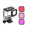 Transparent Gopro case with lens filter kit