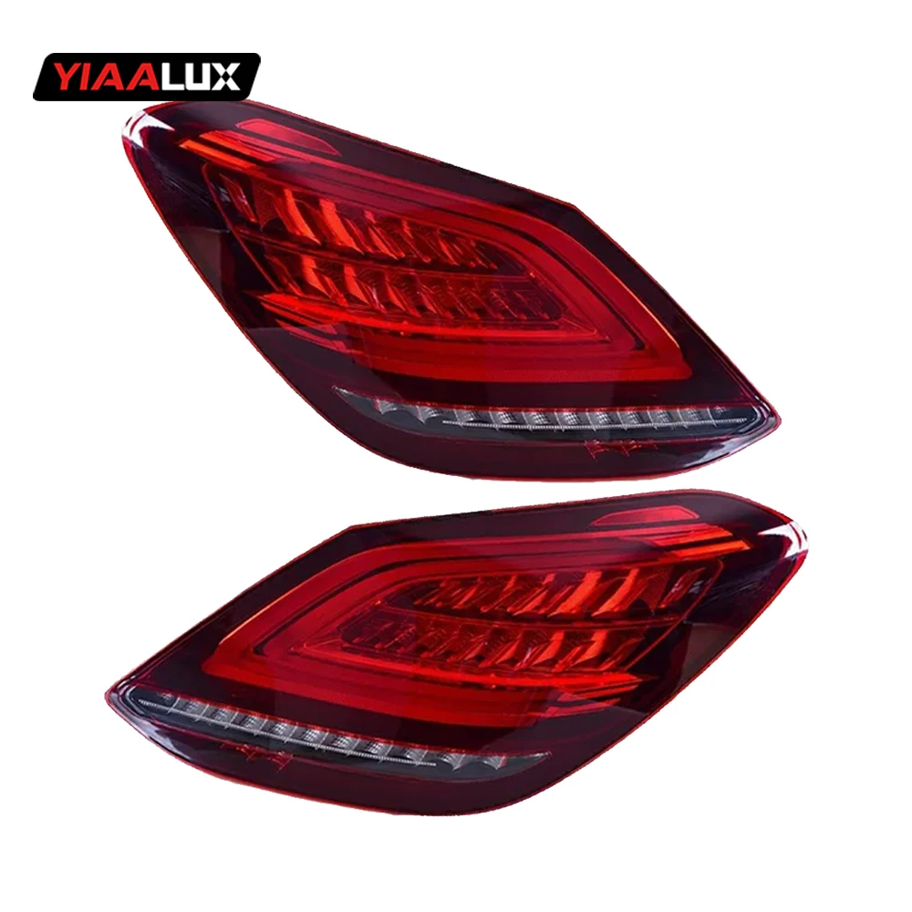 high-quality Upgrade Modified Rear Lamp High Performance LED Taillight red 12v For Benz W205 2014-2019 Taillamp plug and play