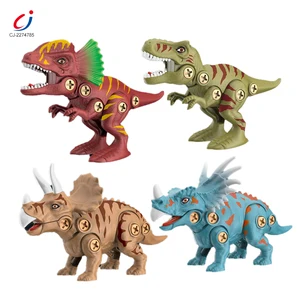 Chengji Educational Diy Disassembly Dinosaur Toys Cartoon Colorful Model Take Apart Dinosaur Eggs Toys