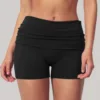 black shorts