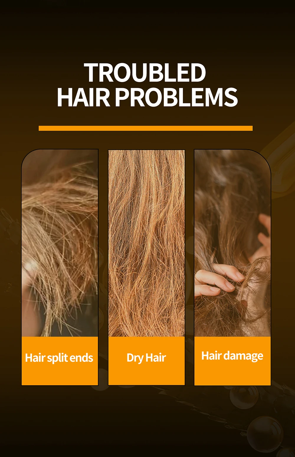 Greenlem Gold Caviar Smoothing Repair Hair Oil Spray for Permed Colored Hair-Intensive Nourishment Damage Recovery Leave-in(pic2)