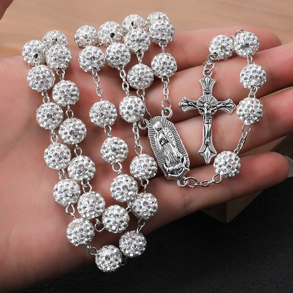 10mm Handmade Rosary hand rolled good clay beads