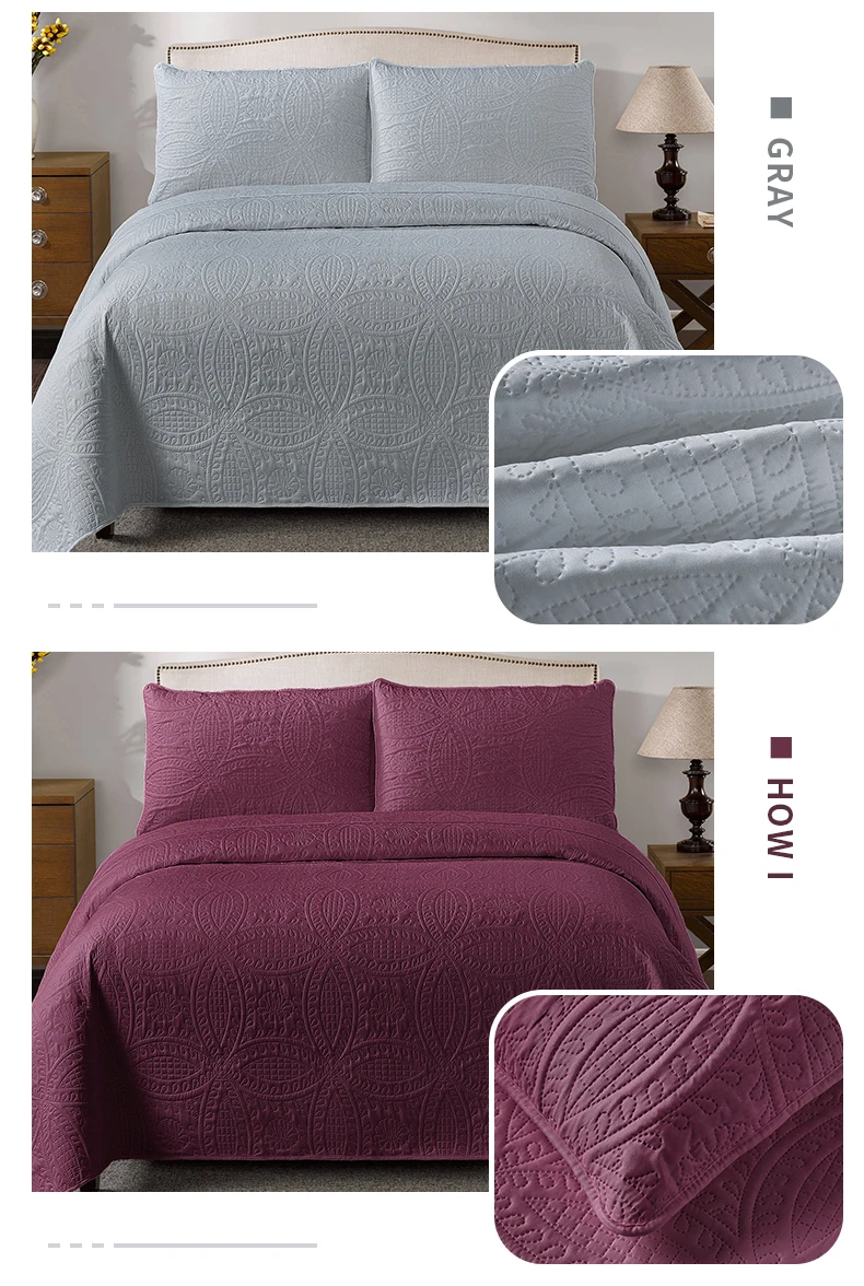 Factory Direct Sales Bedroom Bedding Wholesale Quilt Cover Bedspread