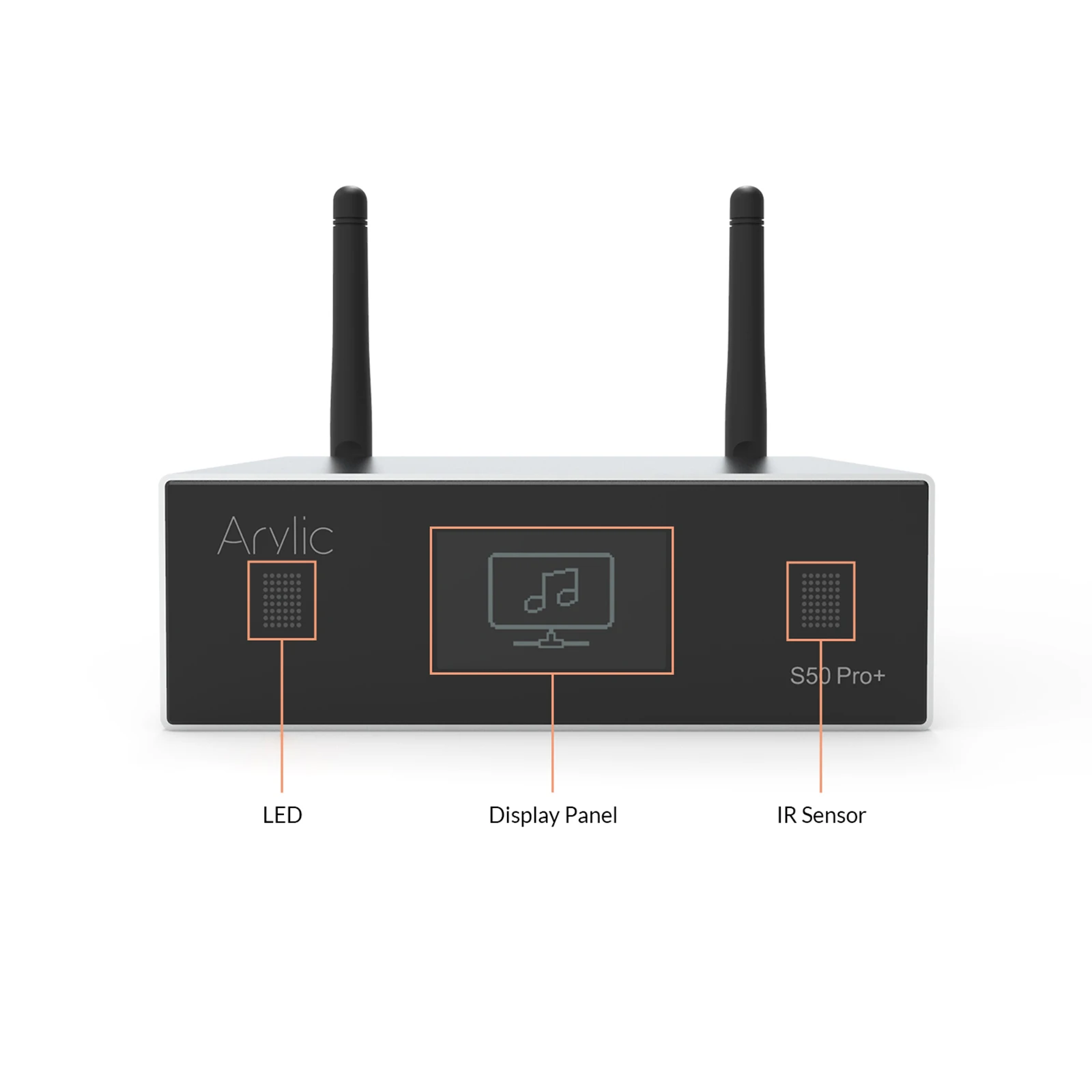 S50 Pro+ Wireless Audio Streaming Preamplifier Rca/Optical/Sub/Coax Outputs Professional Audio Streamer