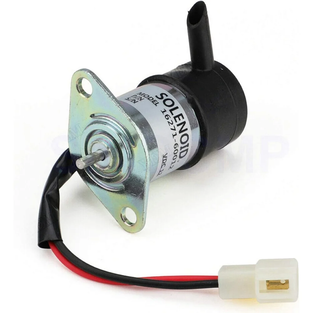 12V Stop Solenoid Valve 052600-4150 052600-4151 for Kubota Engine D905 D1105 V1505 Excavator KX41-2 KX41H KX61-2 KX71 KX91-2