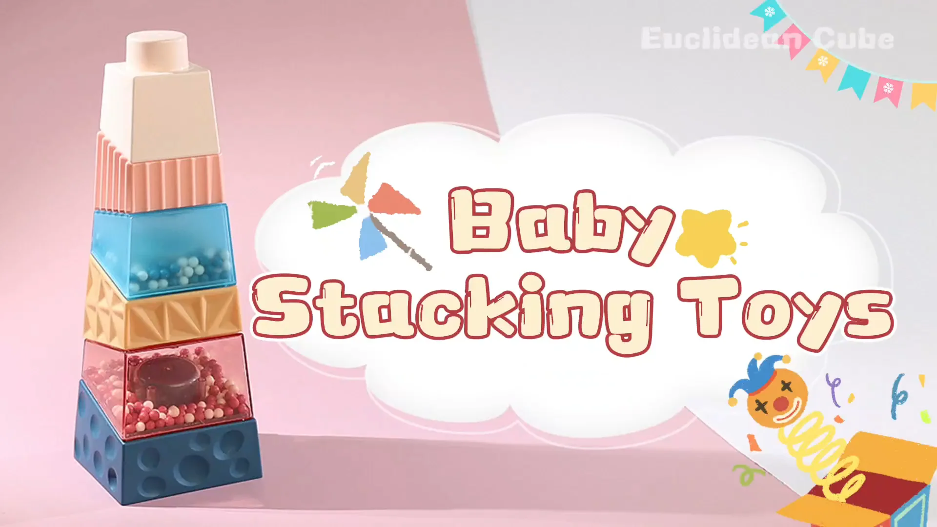 Amazon Hot Selling Baby Stacking Toys Stacking Blocks Montessori Toys ...