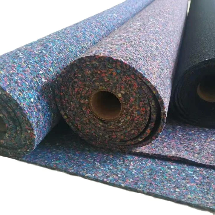 Anika High-Density Anti-Slip Rubber Floor Mat Roll Acoustic Panel Sound Proofing Underlayment with Chinese Design Style
