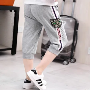 Wren Bear Owl Print Casual Breathable Unisex Sports Pants Spring Summer Collection Cotton Elastic Waist Mid Waist Flat Front
