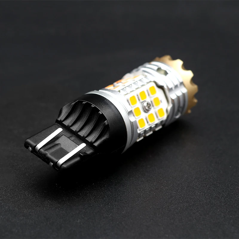 Высокая мощность Canbus 7443 7440 BA15S 3156 BAU15S Светодиодная лампа T15 1156 DRL