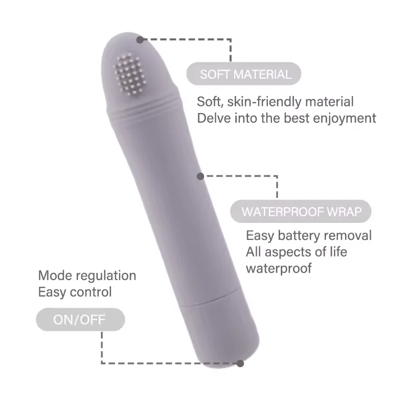 Handheld Warmth Vibrator with Bullet Bump Female Clitoris Massager Waterproof Design Couple Adult Products Sex Toys for Woman