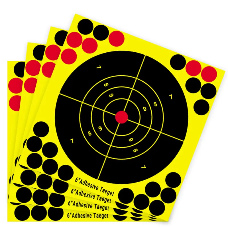 Self Adhesive Shooting Paper Reactive Splatter Targets for Shooting Range Stickers supplier