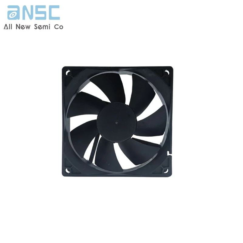 High Speed 12v 24v axial flow 92x92x25mm 9025 DC 92mm 9225 3.6 inch plastic axial fan blades exhaust cooling fan