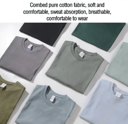 Hic Wholesale Heavy 250g 100% Cotton T Shirt Custom Logo Printed ...
