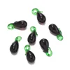 Glass pendant - eggplant