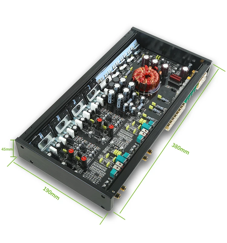 Teampie Car Audio System 4 Channel Class Ab Mosfet Power Supply Car