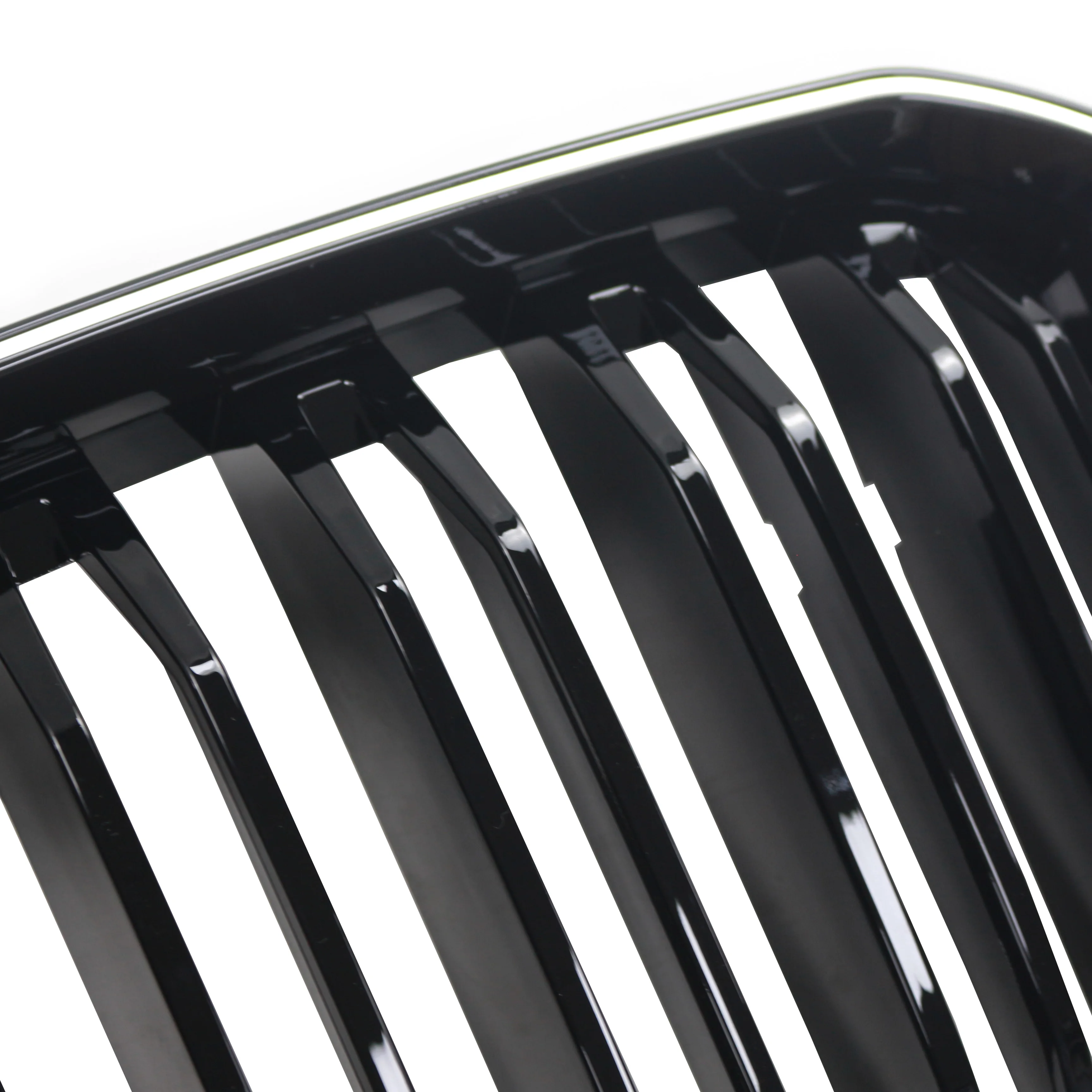 Dual Slat Front Grille Led Light Grill Auto Body Parts Car Front Bumper