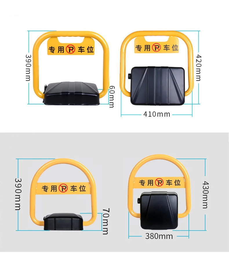 Car Parking Space Lock Carport Wireless Automatic Remote Control