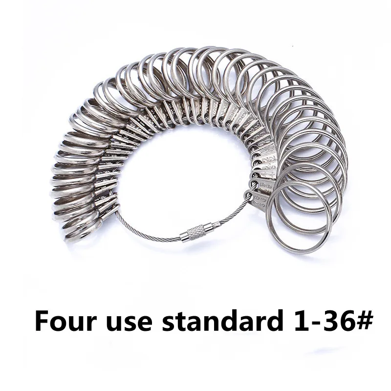 Alloy Ring Measuring Ring Finger Size Measurement Code Number Jewelry