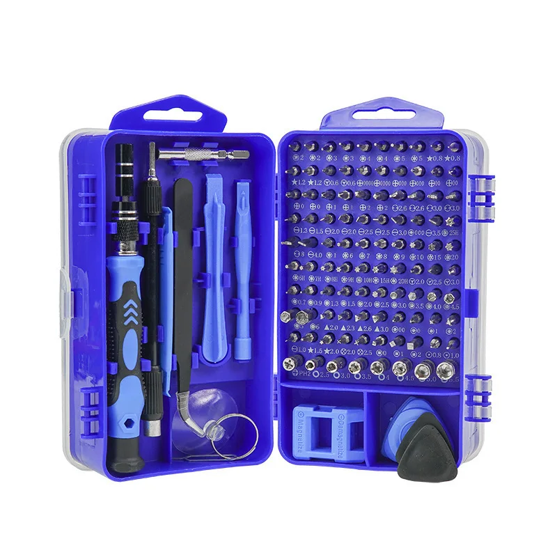 Fast Delivery Tool Kit for Laptop Repair 115 in 1 Precision Screwdriver Set with 98 Bit