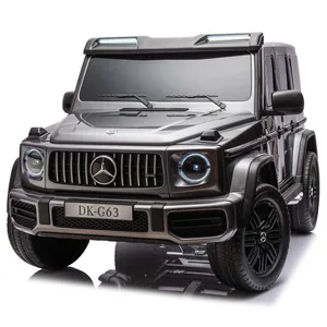 Licensed Grey Mercedes G Wagon Ride on Car 24V 2 Seater Children Oversized Parental Remote Control Battery Powered