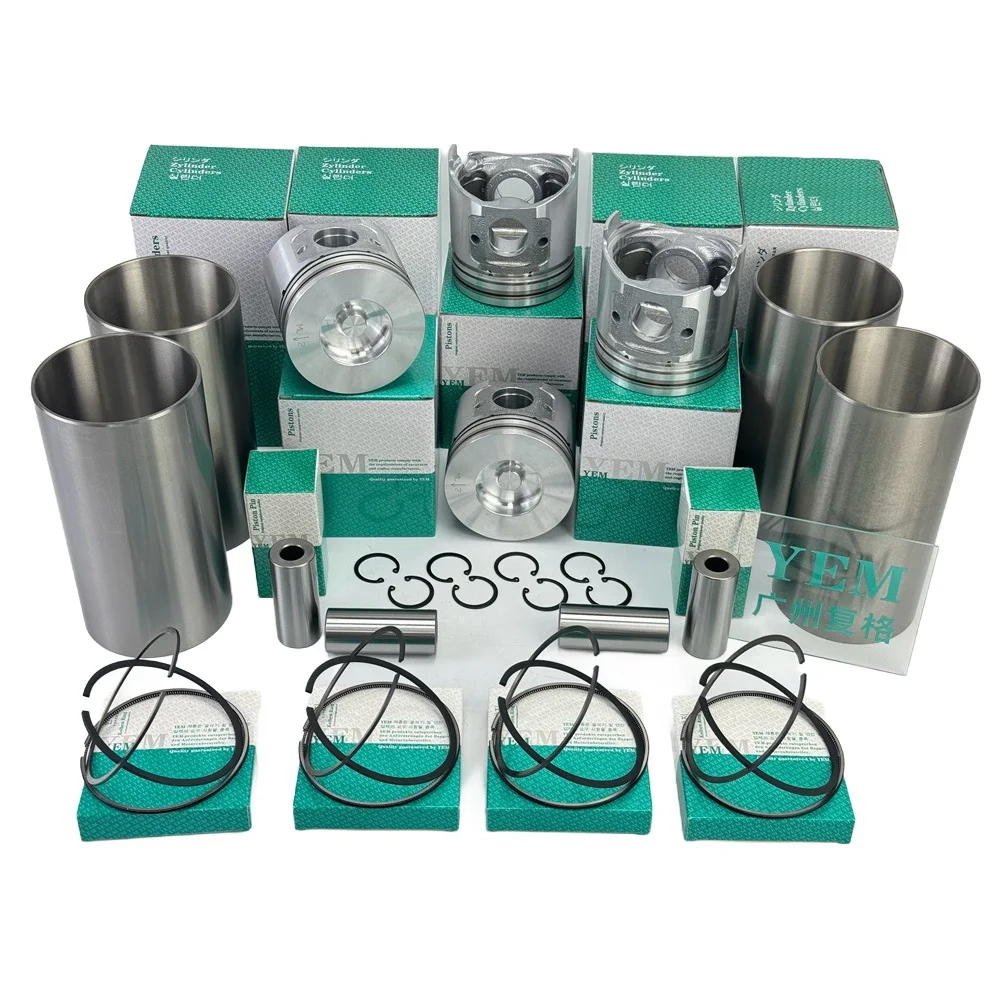 Wholesale 4FG1 4HA1 4HE1 4HF1 Cylinder Liner Kit for Isuzu Engine Part