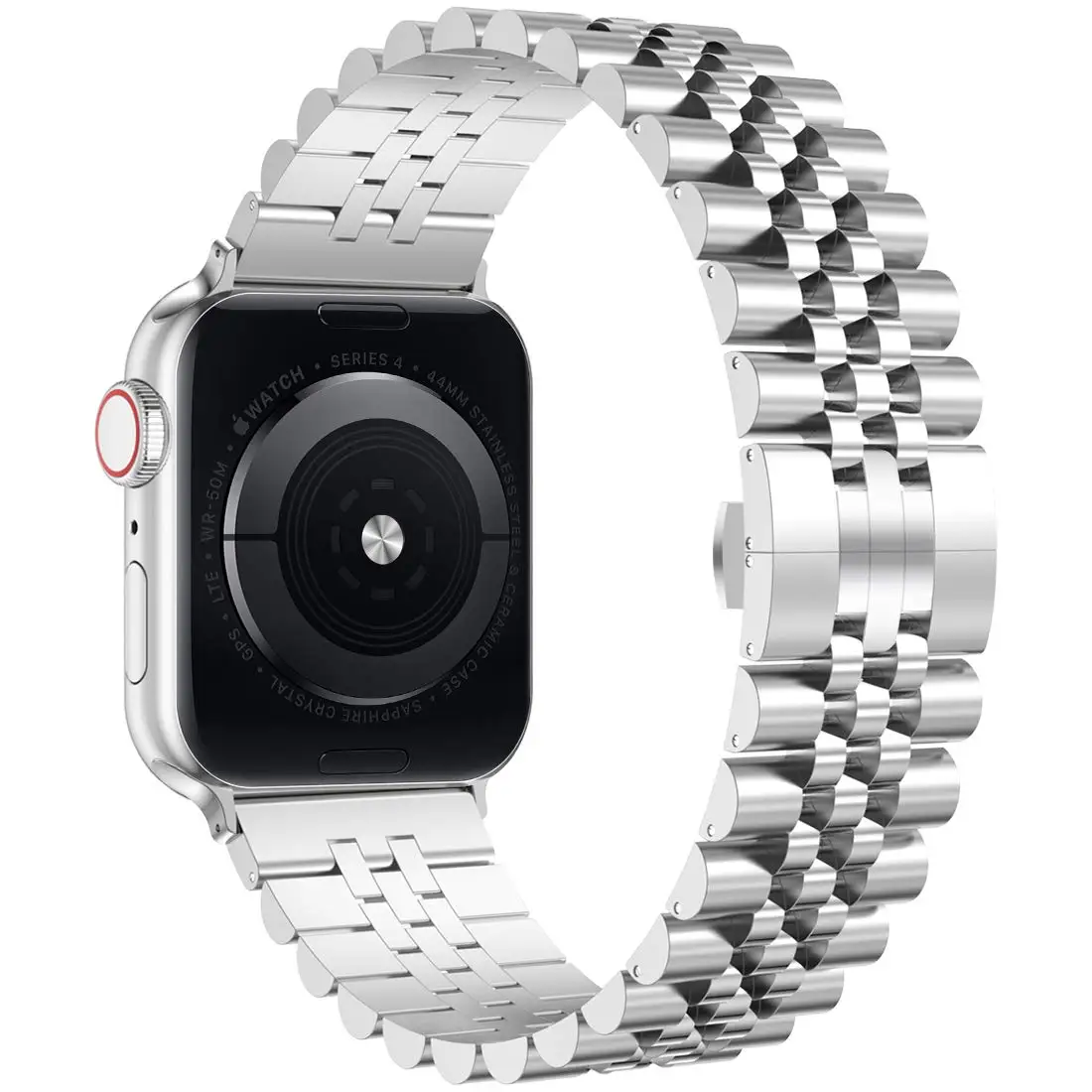 LGSY Band for Apple Watch Ultra 8 7 6 5 4 3 2 SE 42mm 44mm 45mm 49mm  Titanium Metal iWatch Link Bracelet - Walmart.com
