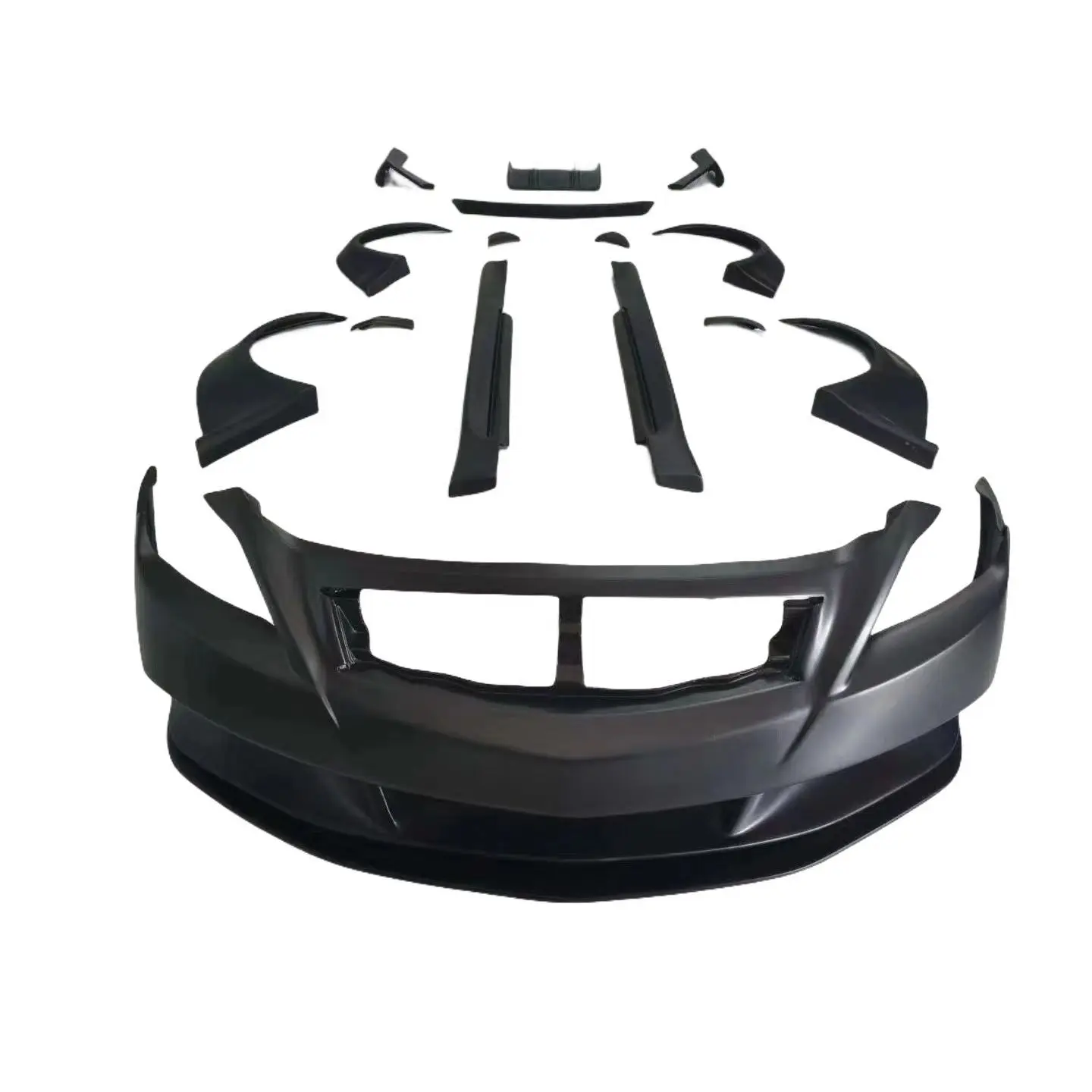 Car Front Rear Bumper For Infiniti G37 LB Style Wide Body Front Bumper With Splitter