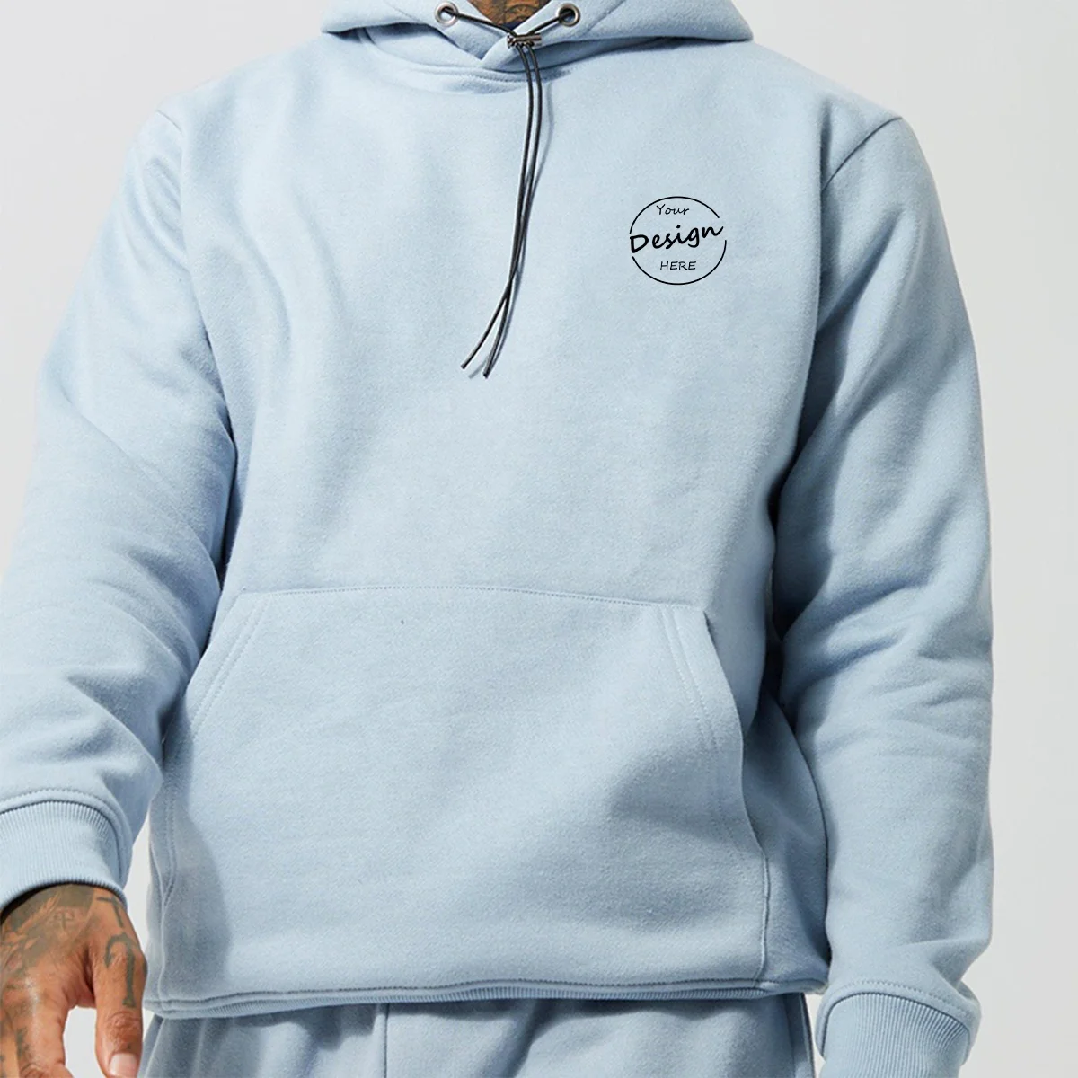 Manufacture Bulk Sport Heavyweight Cotton Sweatsuit for Men Jogger Oversized Casual Tracksuits Embroidery Logo