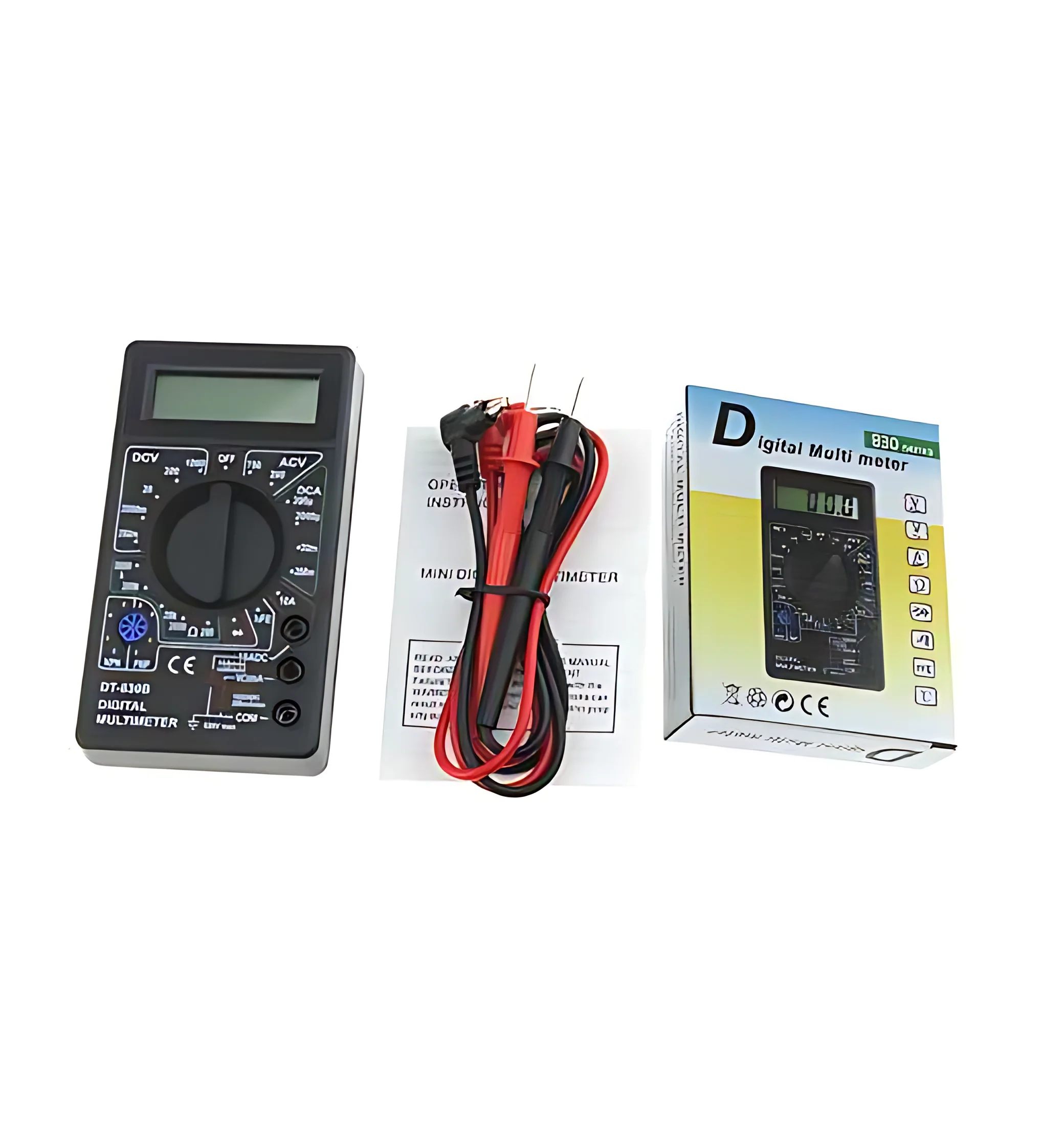 Dt830b Multimeter Digital Multimeter Mini Handheld Multimeter - Buy ...