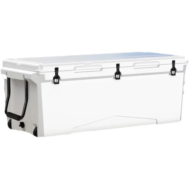 Wholesale Extra Large 240QT Rotomolded Plastic Ice Chest Portable Locking Outdoor Cooler Box