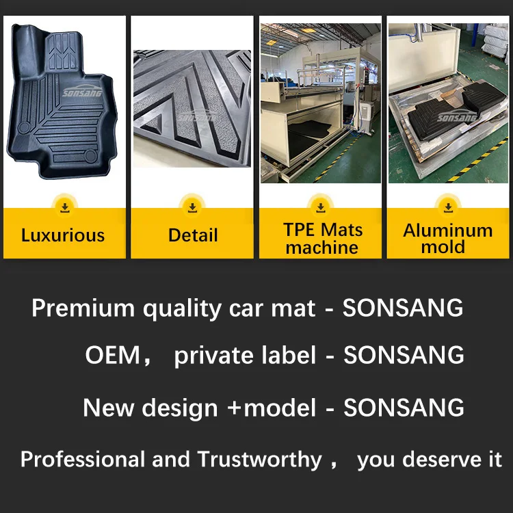 Коврики SONSANG TPE для Toyota Corolla 2016 2017 2018 аксессуары водонепроницаемый Всепогодный автомобильный коврик