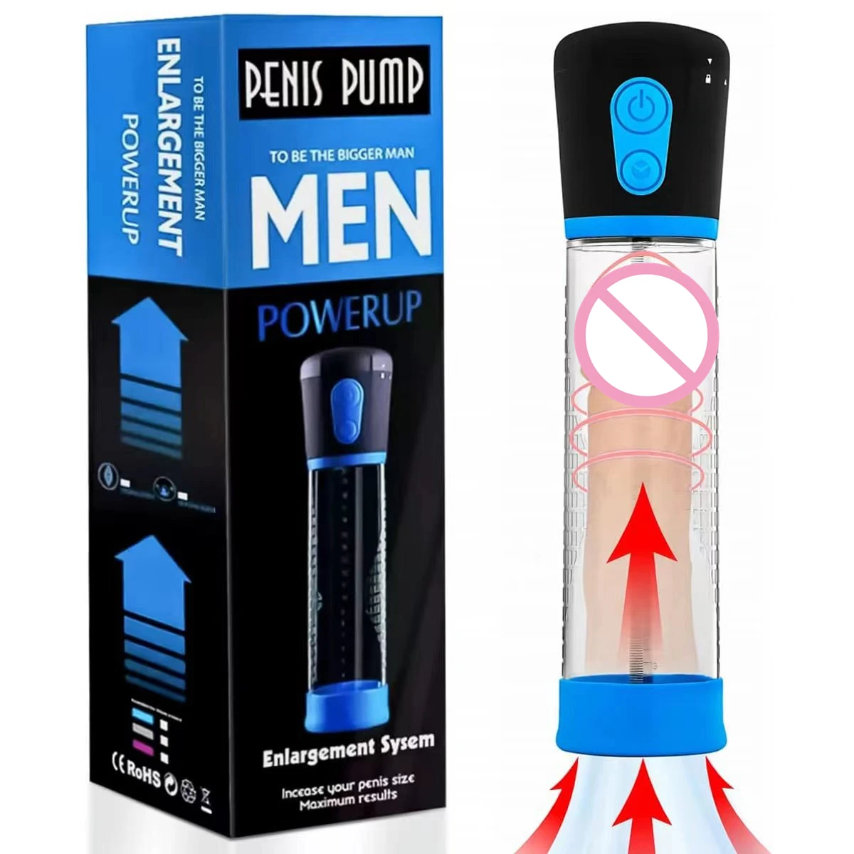 penispumpe resultat MALESATION Penis Pump de Luxe 1 St main image 1