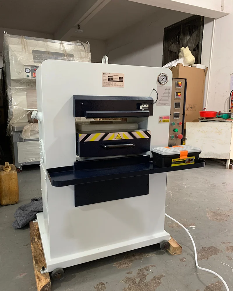Automatic Hydraulic Leather Embossing & Perforating Stamping Machine for Leather Production New & Used Condition