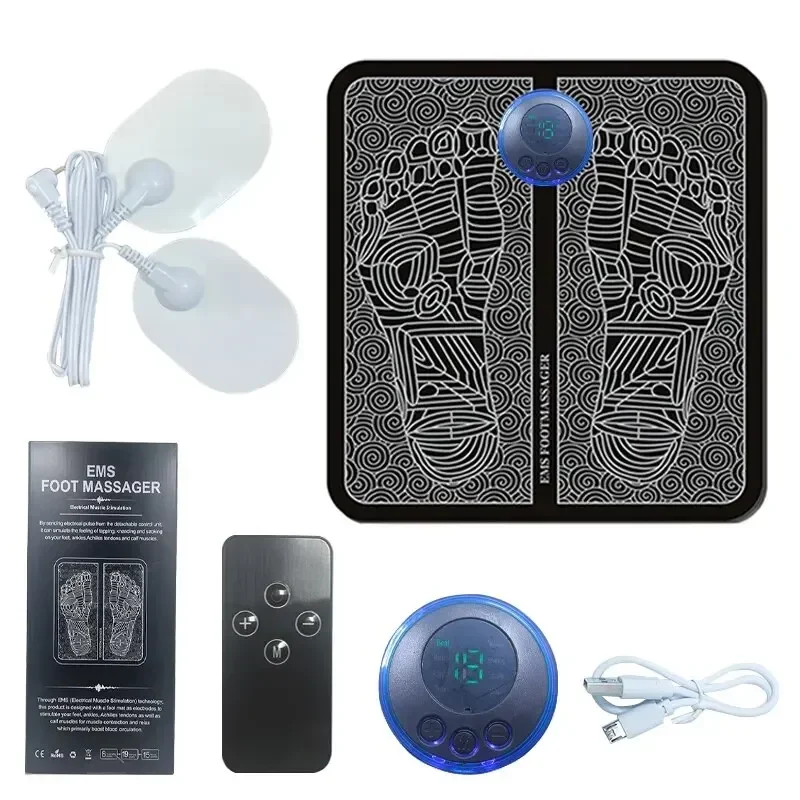 2023 Best Selling Ems Foot Massager With Remote Control And Pads Relief