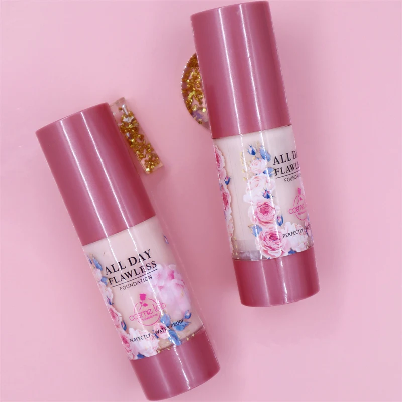 CF008 Cosme Lab 30ml Whitening Facial Foundation Tinted Waterproof Moisturizer Silky All Day Perfecting Full Coverage Foundation